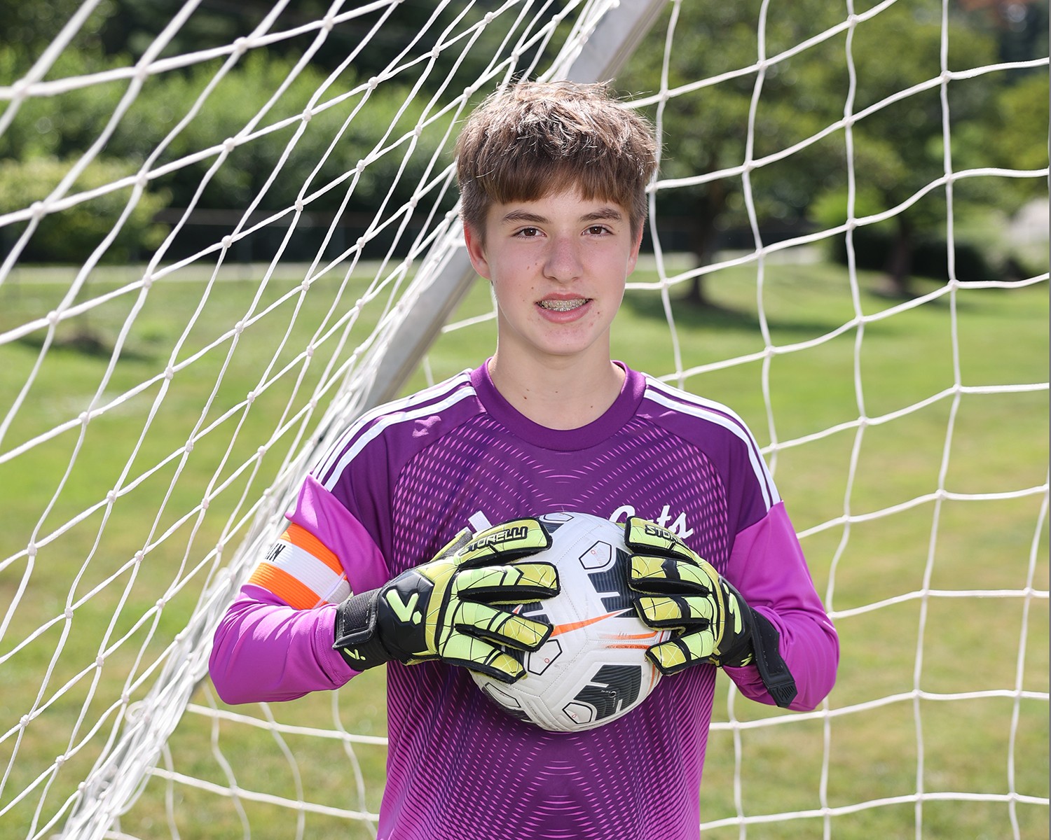 Vinny Cicero (#18), Latrobe JH goalkeeper and team captain.